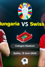 Hongaria vs Swiss (20.00 WIB)