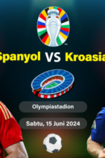 Spanyol vs Kroasia (23.00 WIB)